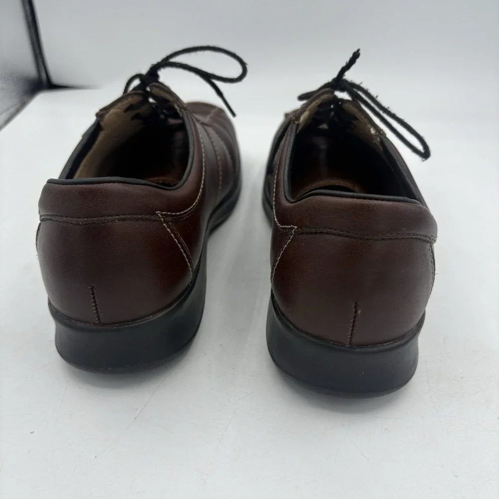 Finn Comfort Company Oxford Shoes Mens Boys‎ Size 5.5 Dijon Brown Leather